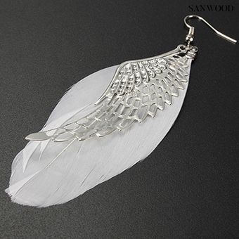 Pendientes de ángel ala diseño de joyas hermosas pendientes de regalo para la vida diaria 