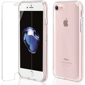 IPhone 7/8 PC Silicone Case + Ultra Thin...