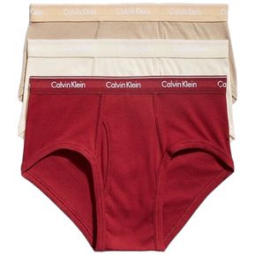 Calzoncillos Calvin Klein Classic Fit Algodón 3pack Rojo / Beige Original