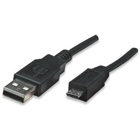 MANHATTAN - CABLE USB V2.0 A-MICRO B 0.5M NEG BB