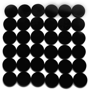 Nuevas 100 bases redondas de 25 mm bases de modelo silico antideslizantes negras para juegos de guerra 100 bases redondas de 25 mm 
