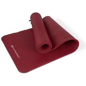 Tapete De Yoga  Fitness Zynergy 10mm Acolchado Color Vino