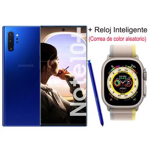 Samsung Galaxy NOTE 10 Plus 12GB+256GB y Smartwatch-Azul