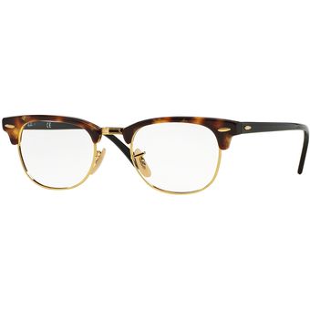 Armazón Oftálmico Ray-Ban Clubmaster Unisex -Carey; Dorado | Linio México -  RA194FA0O51Z1LMX