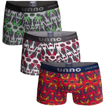 UNNO Underwear PACK Boxer Raymi Para Hombre Unidades | Knasta Perú
