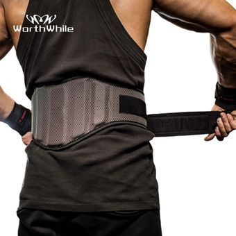Vale la pena gimnasio Fitness cintura cinturón de levantamiento de pesas de accesorios Slim formación Lumbar Protector del culturismo cintura entrenador LANG 
