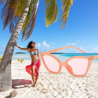 Vintage PC Marco Mujer Gafas de sol Mujeres Ojo Gafas de sol Gafas Para Viajar 