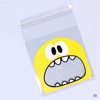 Bolsa de plástico con dientes grandes para regalos bolsa de plástico 