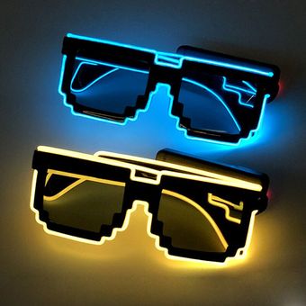 Gafas de sol luminosas La línea 8 gafas Led gafas de luzmujer 