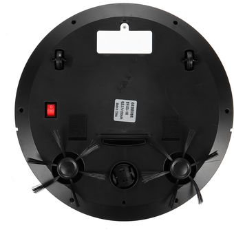 3IN1 Automático Inteligente Sweep Smart Robot Intelligent Hogar USB Cargador Aspirador Máquina de piso de succión fuerte Alta potencia-Black 