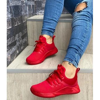 Tenis Rojos Para Mujer Y Hombre Zapatillas Zapatos Dama Lindos Moda Estilo Linio Colombia - GE063FA0CKVHXLCO