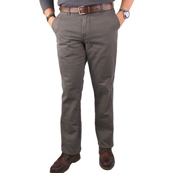 Pantalón En Dril Básico Para Hombre Gris