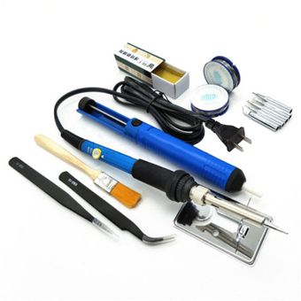 Kit de herramientas de soldadura para cautín eléctrico de temperatura 