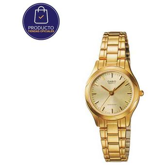 Reloj Para Mujer Casio Ltp_1275g_9a Dorado