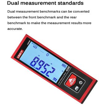 Instrumento de prueba LM40B y Detector Inalámbrico RangeMinder Pantalla digital 