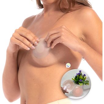 Cubre Pezones Adhesivas Invisible De Silicona Pezoneras Reutilizables Para  Mujer