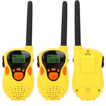 comunicador portátil al aire libre Walkie Talkies Mini para niños 80-100M transceptor Radio electrónica 2 uds. llamada de voz 