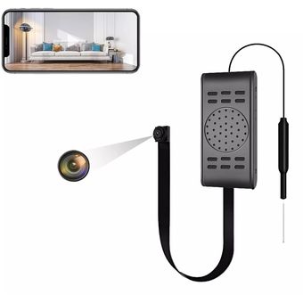 Mini Camara Espia 4K HD WiFi Oculta MiniCámara para Ver En El Movil,  Interior/Exterior Mini Cámaras De Vigilancia inalambricas Batería 6 Horas