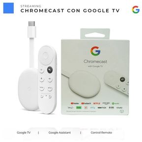 Google Chromecast con Google TV – Chromecast 4 - Blanco