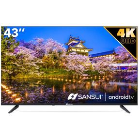 Pantalla Smart TV 4K Sansui 43” SMX43T1UA Android TV 3840x...