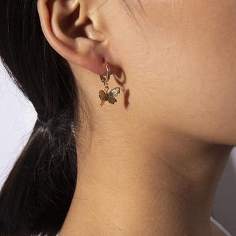 Lindos Pendientes De Mariposas Pendientes De Estilo Coreanos 