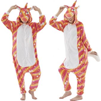 disfraz de Animal de dibujos animados-LA40 Cosplay de pescado ropa de noche mono pelele Pijama de unicornio con capucha para niñas 