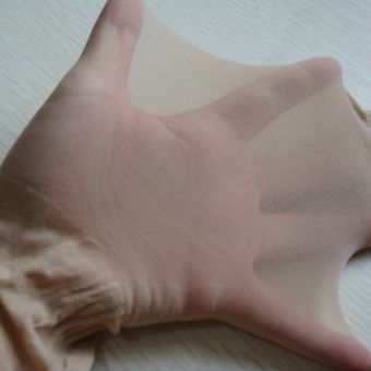 Ultra delgado de nylon transparente atractivo de las mujeres Panti Medias Medias color-color de la piel 
