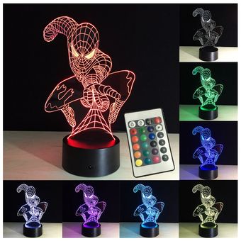 Más vendido Lampara 3D Spiderman/ Lampara Decorativa Spiderman | Linio  Colombia - GE063EL1IRMI7LCO