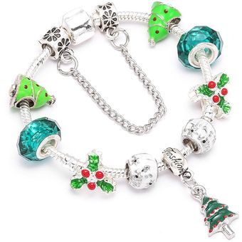 Pulsera De Encanto De Cuero Rojo Boosbiy Con Pulsera De De 