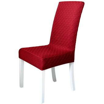 Jacquard funda para silla de comedor elástica de Spandex silla funda caso de cubierta de silla para boda de banquetes del Hotel #J2 