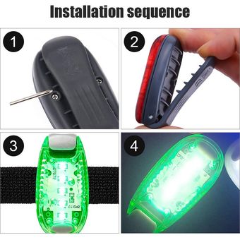 Luz de advertencia de seguridad LED azul claro 