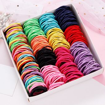 100 Piezasjuego De Caramelos De Niña Color Nylon Elástico 