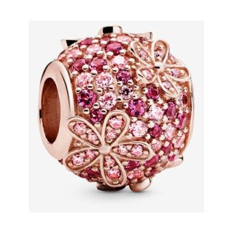 Spring Series 925 Cuentas De Plata Esterlina Encanto Rosado 
