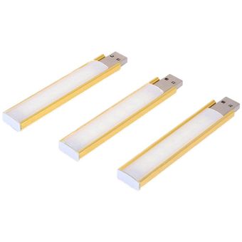 XANES 8 x LED USB Recargable Touch Dimming Luz USB portátil Linterna LED Luz nocturna 