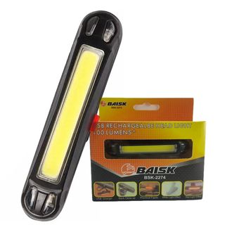 Luz Bici 100 Lumens Roja/blanca Trasera Delantera Recargable