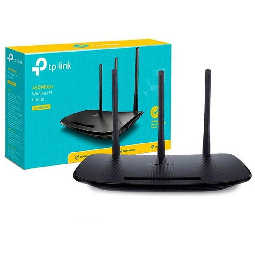 Router Inalambrico TP-LINK TL-WR940N N450 2.4Ghz 802.11n 450Mbps
