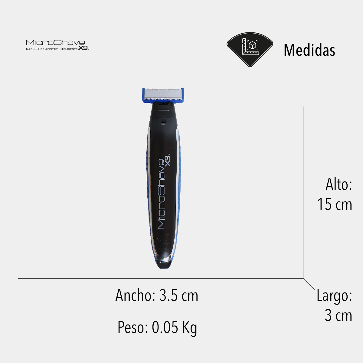 One Rasuradora Maquina para rasurar barba Micro Shave Touch Blade
