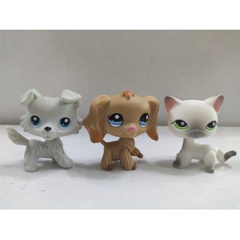 Lps Muñecas Coleccionables Pet Shop Toys 3pcs Figura de Acción 