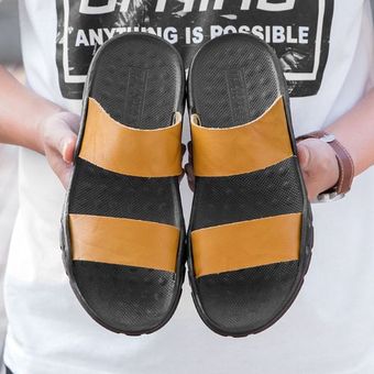 Zapatillas de hombre de gran tamaño sandalias cómodas antideslizantes 