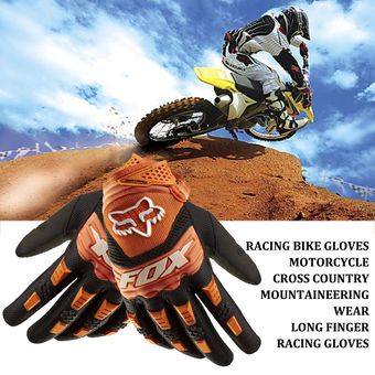 Guantes competir con la bici de la motocicleta Off-Road desgaste Escalada largo dedo guantes de carreras 
