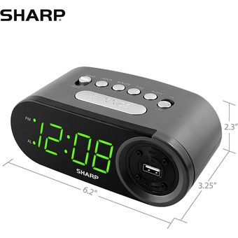 Las mejores ofertas en Relojes despertadores de Sharp Digital y
