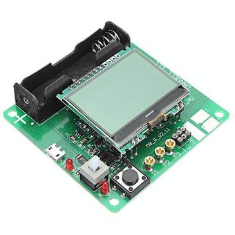 carcasa Probador gráfico de transistores DIY de 3 7 V  multímetro digital LCD  condensador inductor de diodo  medidor ESR 