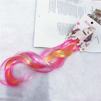 Pelucas de unicornio de colores con degradado para niñas diadema de adorno pasadores pinzas para el pelo accesorio de cabello para niños horquillas para el pelo de princesa Pelucas de unicornio de colores con degradado para niñas diadema de adorno pasadores pinzas para el pelo accesorio de cabello para niños horquillas para el pelo de princesa