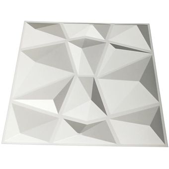 PANEL 3D PaqX12 50X50 cms Pegante - Paneles Decorativos PARED 3D