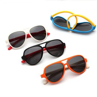 ASUOP 2019 newTR90 moda chicos y chicas gafas de sol polarizadas de lentes de sol de silicona retro diseño de marca UV400 gafas piloto 