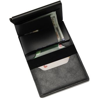 New Men women smart wallet Credit Bank card holder fashion purse Aluminum alloy Business Casual Min 