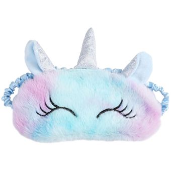 Máscara de dormir unicornio suave 