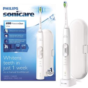 Philips Sonicare 6100 Cepillo de dientes sónico protector y...