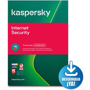 Antivirus Kaspersky Internet Security 2023 Key 2 Años / 3 D...