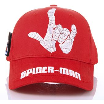 Marvel Spider-Man Gorra de Béisbol Sombrero para Niños-Rojo 
